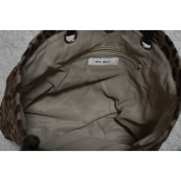 Nine West Leopard/Cheetah Print Tote Bag - Picture 9 of 10